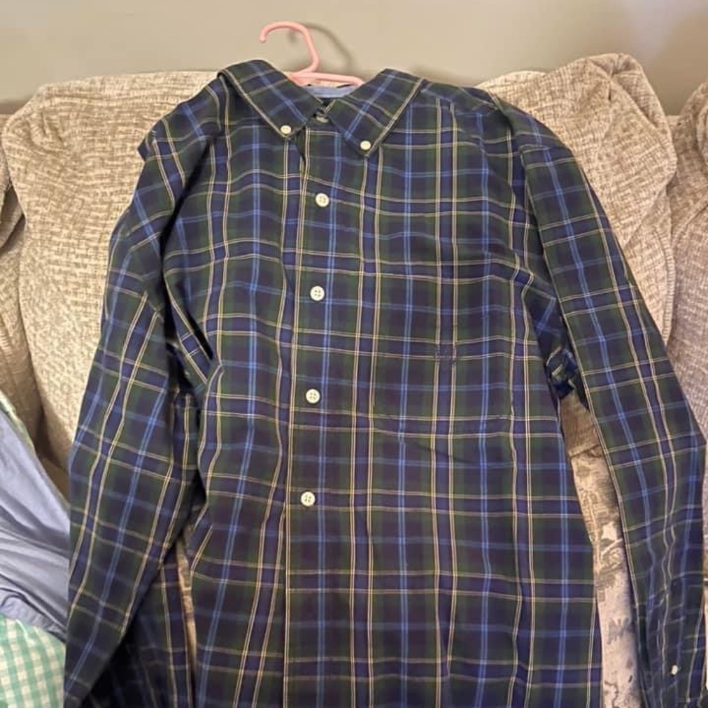 Plaid dress shirt